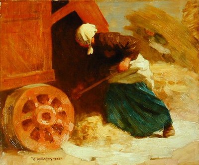 Késői betakarítás alkotó: Thomas Austen Brown