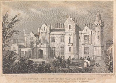 Abbotsford, Sir Walter Scott Bart székhelye; oldal – (Első kötet) alkotó: Thomas Barber