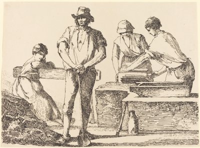 Cserépkészítők alkotó: Thomas Barker
