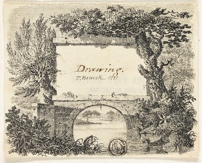 Vignetta hídfákkal alkotó: Thomas Bewick