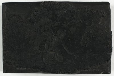Woodblock virágszedő nő számára alkotó: Thomas Bewick