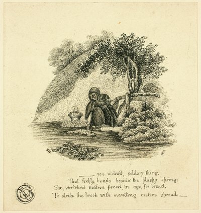 ...te özvegy magányos dolog... alkotó: Thomas Bewick