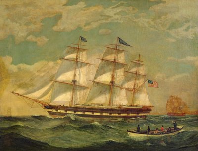 Houqua hajó alkotó: Thomas Birch