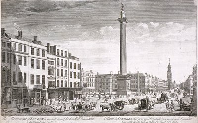 Fish Street Hill, London, 1750 alkotó: Thomas Bowles