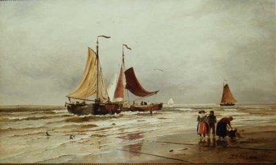 Halászati vonóhálós hajók alkotó: Thomas Bush Hardy
