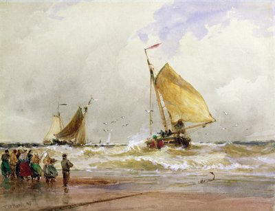 Schevenegen Beach alkotó: Thomas Bush Hardy