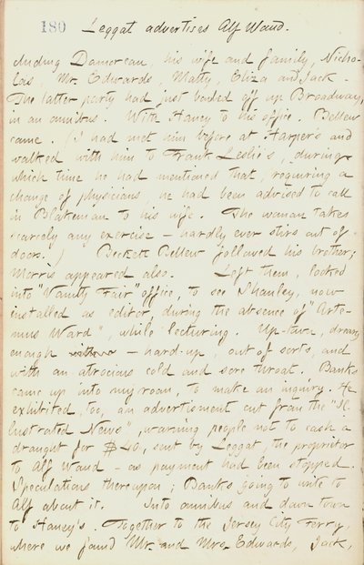 Thomas Butler Gunn Diaries- 18. kötet, 198. oldal, 1862. január 29 alkotó: Thomas Butler Gunn