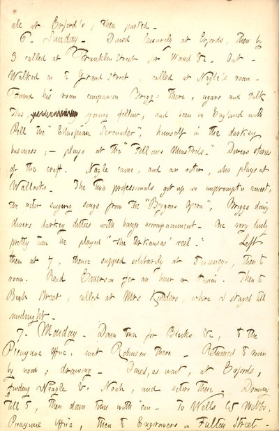 Thomas Butler Gunn naplói- 5. kötet, 164. oldal, 1853. március 5-7 alkotó: Thomas Butler Gunn