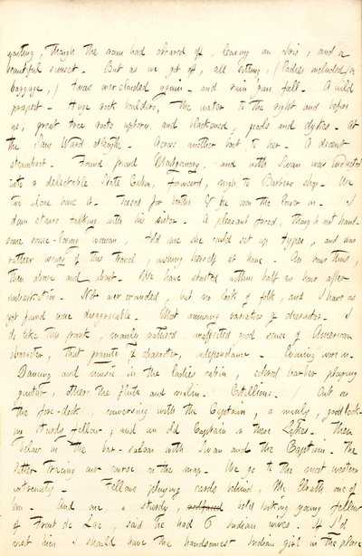 Thomas Butler Gunn naplói- 6. kötet, 59. oldal, 1853. augusztus 13. alkotó: Thomas Butler Gunn