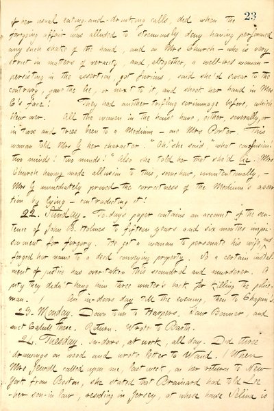 Thomas Butler Gunn naplói- 9. kötet, 32. oldal, 1857. november 21-24 alkotó: Thomas Butler Gunn