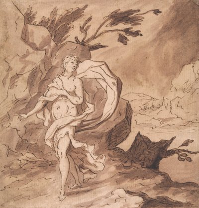 Anna Tóbiás távolléte miatt siránkozik (Tóbit 10:7) alkotó: Thomas Carwitham