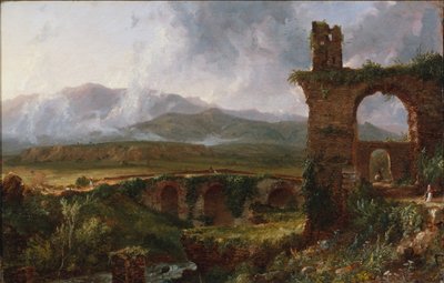 Kilátás Tivoli közelében (reggel) alkotó: Thomas Cole