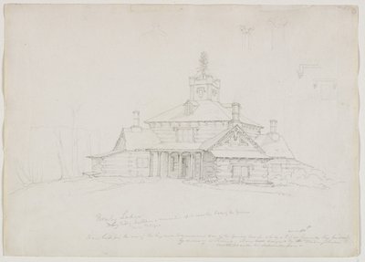 Hornby Lodge, 1839 alkotó: Thomas Cole