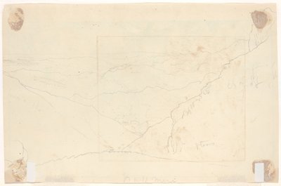 Hegyi táj [verso] alkotó: Thomas Cole