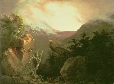 Hegyi napkelte, 1826 alkotó: Thomas Cole