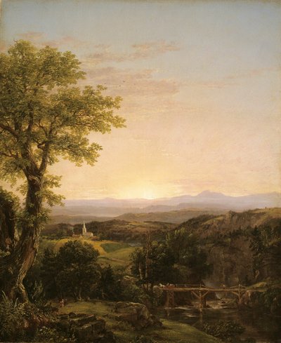 New England Tájkép alkotó: Thomas Cole