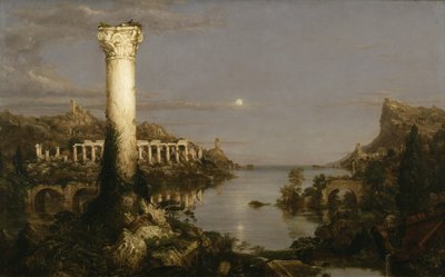 A Birodalom pályája: elhagyatottság alkotó: Thomas Cole