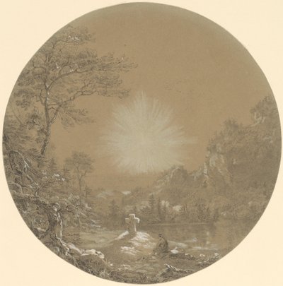 A kereszt a vadonban alkotó: Thomas Cole