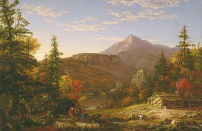 A vadász visszatérése alkotó: Thomas Cole