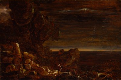A világ zarándoka útja végén (tanulmány a Kereszt és a világ sorozathoz) alkotó: Thomas Cole