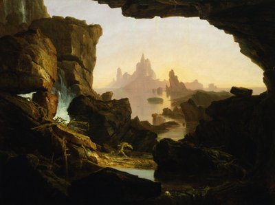Az özönvíz vizének apadása, 1829. alkotó: Thomas Cole