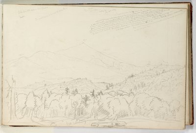 Kilátás a Schroon-hegyre északra nézve június 28 alkotó: Thomas Cole