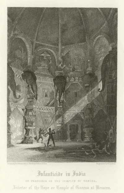 Gyermekgyilkosság Indiában alkotó: Thomas Colman Dibdin