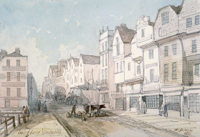 Long Lane, London City, 1851. alkotó: Thomas Colman Dibdin