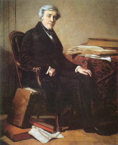 Jules Michelet portréja (1798-1874) alkotó: Thomas Couture