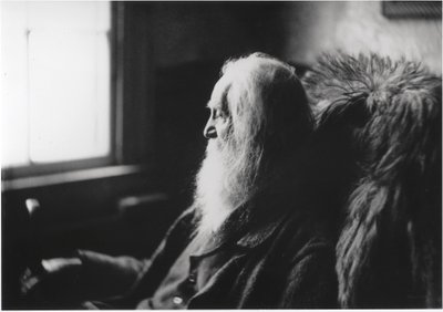Walt Whitman Camdenben, N.J., 1891 körül (ezüstnyomat papírra) alkotó: Thomas Cowperthwait Eakins