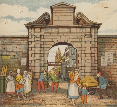 Calais: a vízkapu (színes litó) alkotó: Thomas Crane