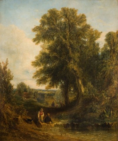 Angol táj, 1829. alkotó: Thomas Creswick