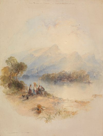 The Summer Bower, Derwent Water alkotó: Thomas Creswick