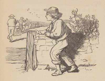 A vak gyermek (színes metszet) alkotó: Thomas Dalziel