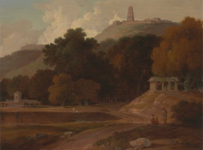 Dombos táj Indiában alkotó: Thomas Daniell