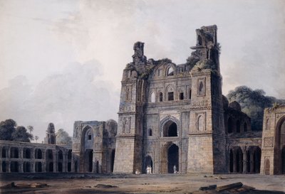 Az Atal mecset, Jaunpur, Uttar Pradesh, alkotó: Thomas Daniell