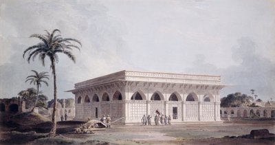 A hatvannegyedik pillér Nizamuddin, Delhi, alkotó: Thomas Daniell