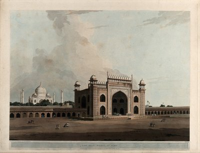 A Taje Mahal, Agrában alkotó: Thomas Daniell