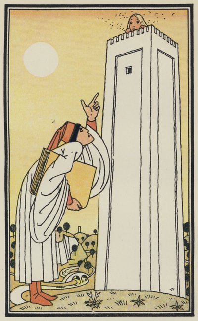 Illusztráció Boccaccio Dekameronjához (színes litográfia) alkotó: Thomas Derrick