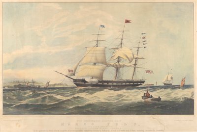 A híres Clipper Ship Marco Polo alkotó: Thomas Dove