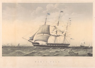 A híres Clipper Ship Marco Polo alkotó: Thomas Dove