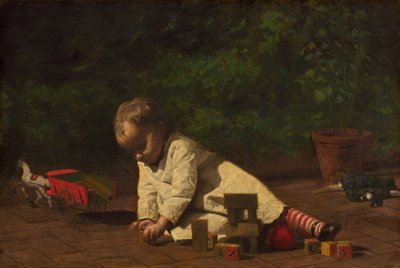 Baba a játékban alkotó: Thomas Eakins