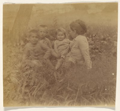 [Frances Eakins Crowell és négy gyermeke] alkotó: Thomas Eakins