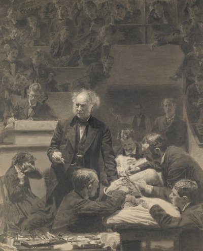 Gross Klinika, 1875-76. alkotó: Thomas Eakins