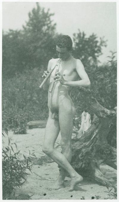 J. Laurie Wallace Tanulmány az Arcadia számára, c. 1883. alkotó: Thomas Eakins