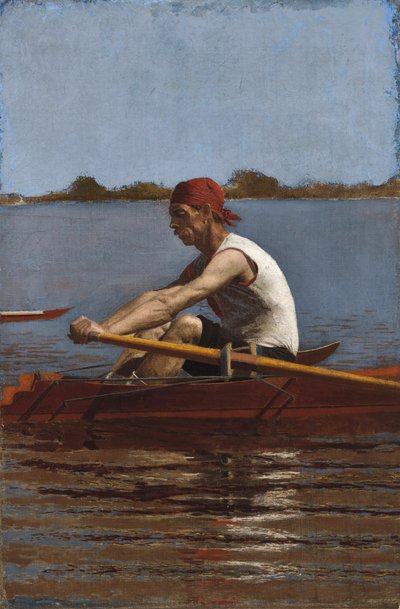 John Biglin egypárevezősben, 1874 alkotó: Thomas Eakins