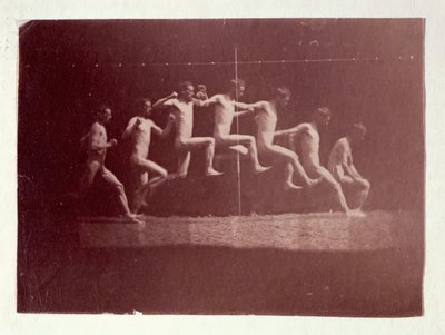 Marey Wheel fényképei George Reynoldsról, 1884. alkotó: Thomas Eakins