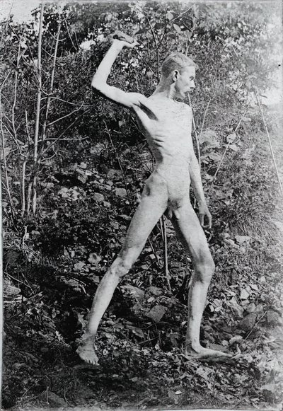 Szikladobó, c. 1883. alkotó: Thomas Eakins