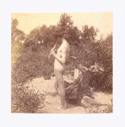 Stehender Pfeifer (Studie für "Arkadia") alkotó: Thomas Eakins