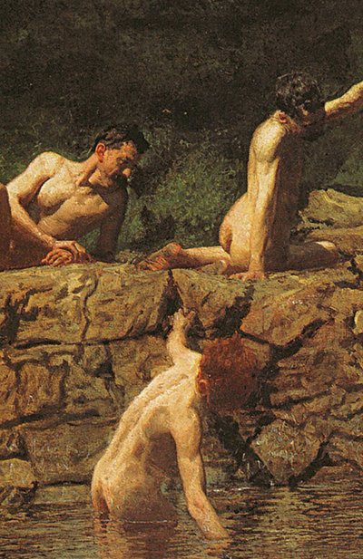 Úszólyuk, 1885 alkotó: Thomas Eakins